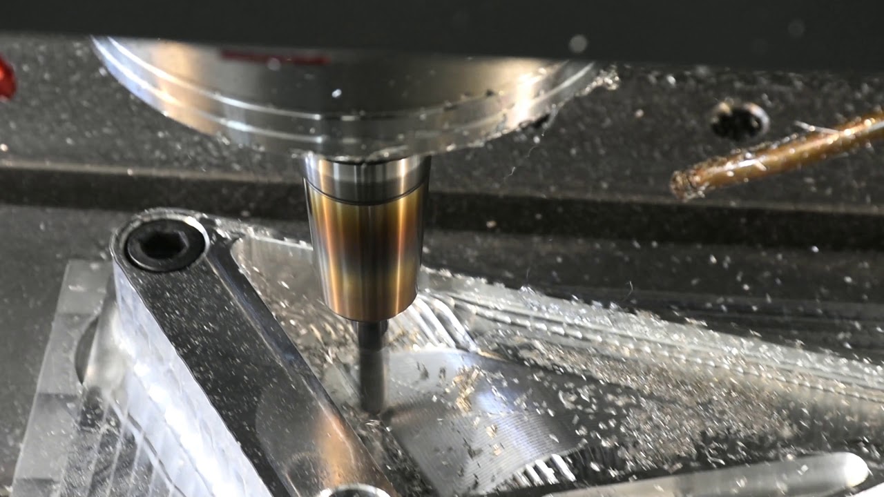 Mastercam machines a Race car Bulkhead with Haas VF2SS - 6061 aluminum