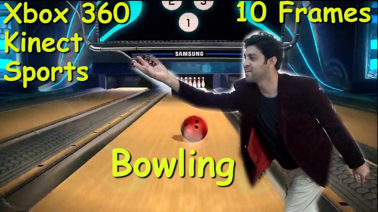 Kinect sports: Bowling (10 frames three players) Xbox360