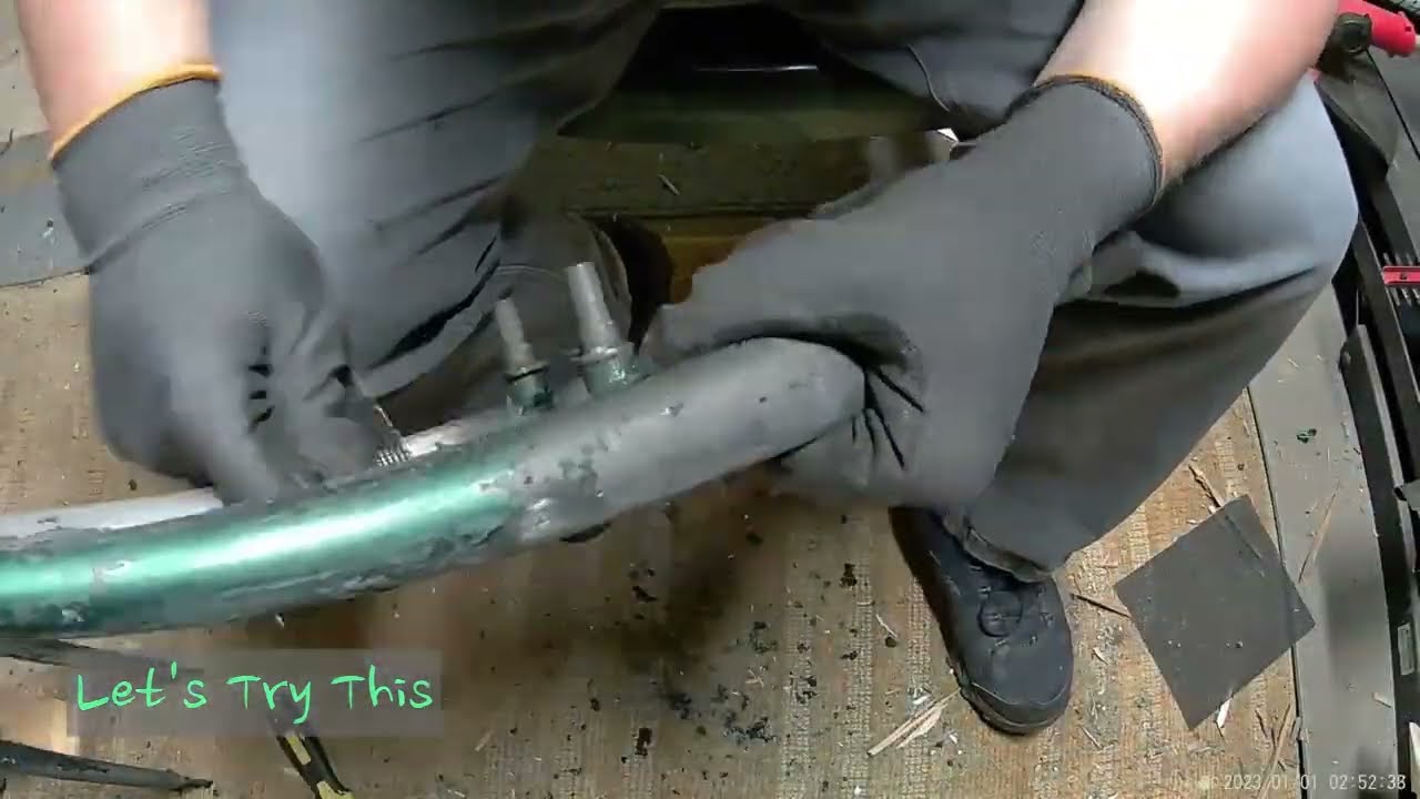 Stripping the Trek Multitrack forks