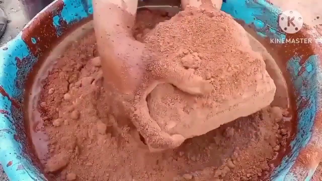 ASMR|| Pure reddirt Mashup water 💦 Dry Crumbling #satisfying #asmrvideos #asmr #relax