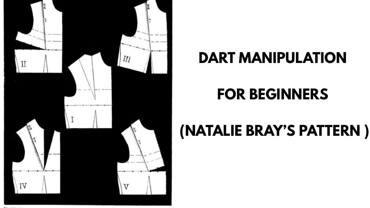 BASIC DART MANIPULATION FOR BEGINNERS( NATALIE BRAY’S PATTERN)#dartmanipulation #nataliebray