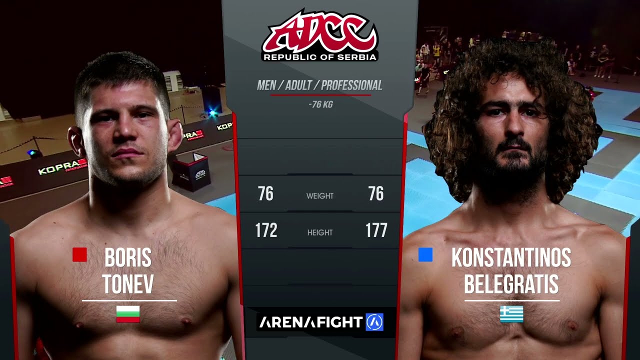 ADCC Serbia Open 2022 / Boris Tonev (BGR) vs Konstantinos Belegratis (GRC) / -76 kg