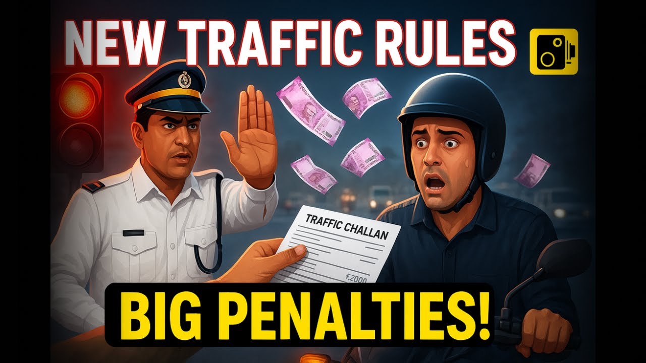 India Traffic Fines 2025 | Avoid Jail & Big Penalties | New Traffic Rules #newtrafficrules