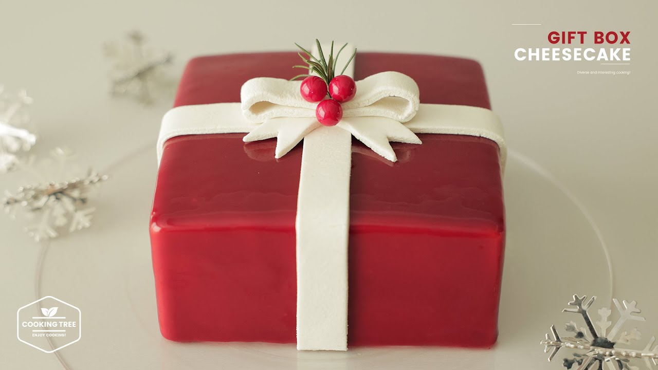 🎄Рецепт чизкейка без выпечки для рождественского подарочного набора | Фисташково-клубничный торт
