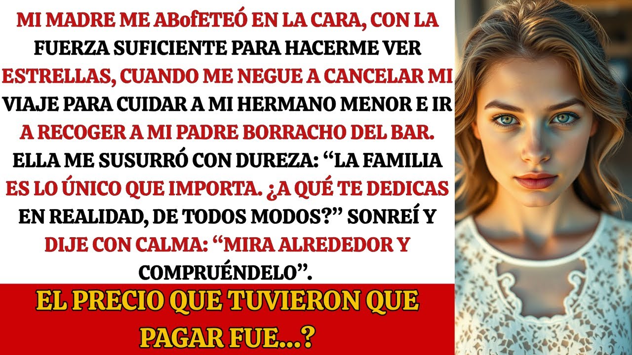 Mi madre me dio una bofetada hasta que vi estrellas negándome a cancelar la cita para llevar a mi...