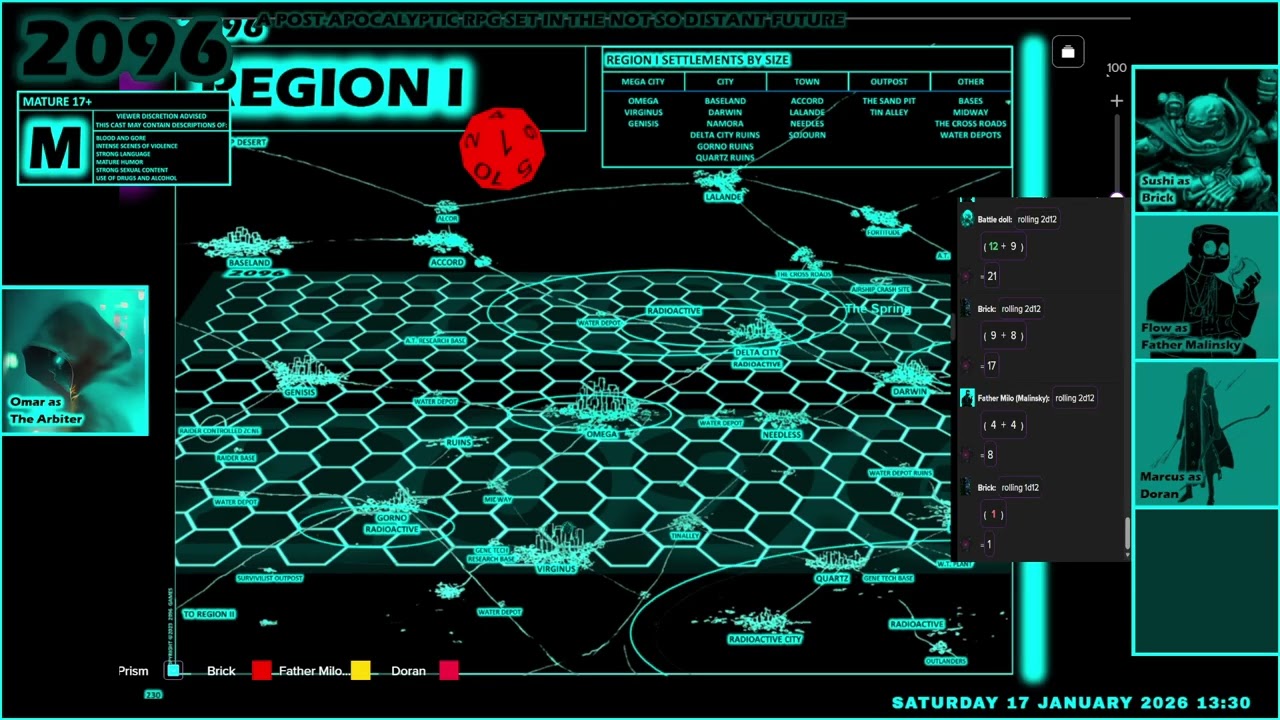 2096 | Sesja 148 | Omar arbitruje w sobotę | Aktualna rozgrywka w TTRPG