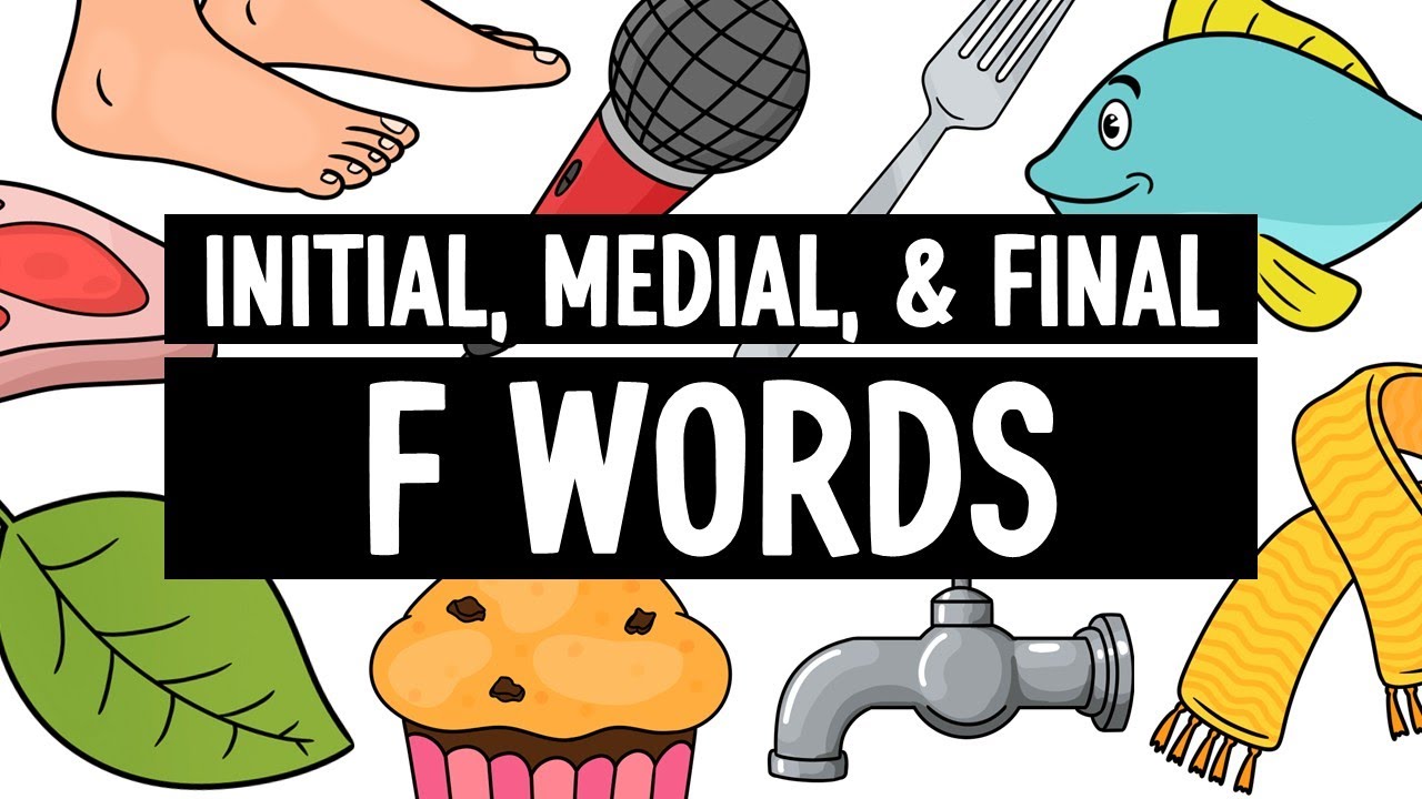 f Articulation Words for Speech Therapy Practice