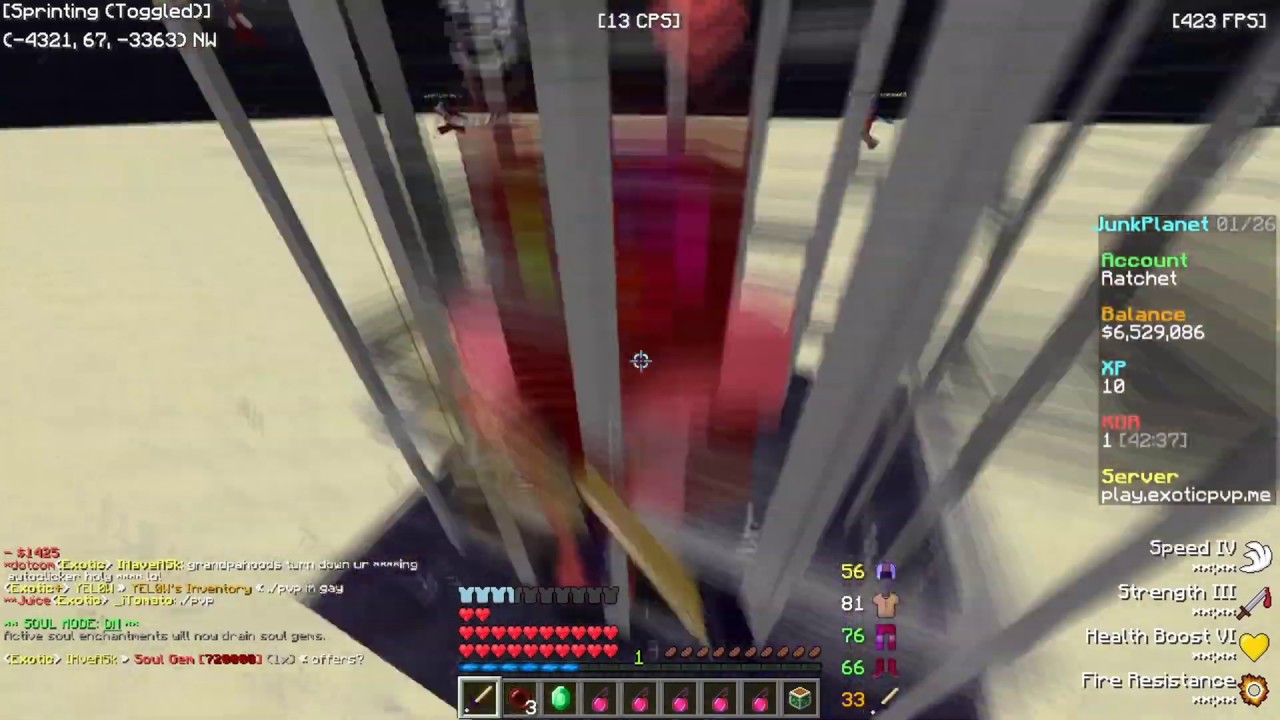 I DO THE MOST DAMAGE ON COSMICPVP (TEST SERVER) GOD KILL MONTAGE