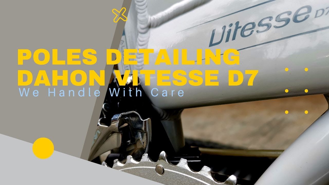 Dahon Vitesse D7 Poles Detailing