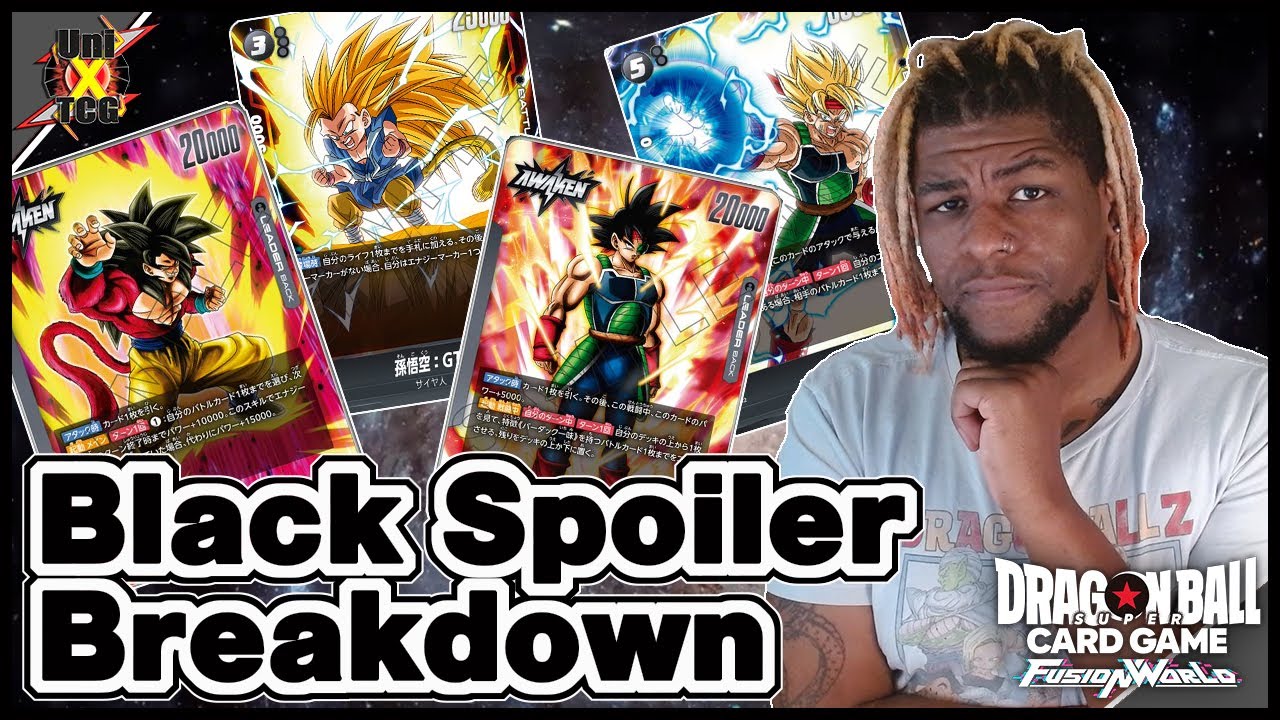 They Spoiled The 1st Black SR?! Let's Break The New Spoilers Down! Dragon Ball Super Fusion World!
