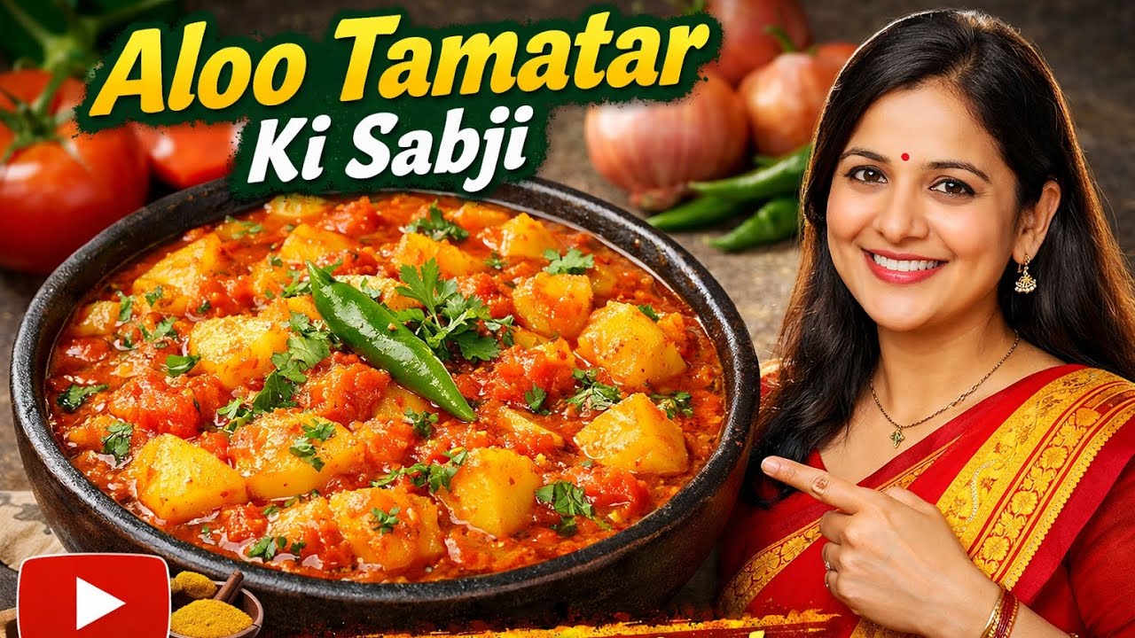 Aloo Tamatar Ki Sabzi Aisi Ki Roti Bhi Kam Pad Jaye | Full Cooking Video 