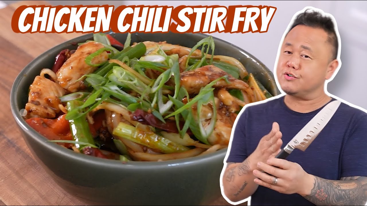 CUT AND COOK with Chef Jet Tila: Japanese Santoku x Chicken Chili Stir Fry | Jet Tila Official