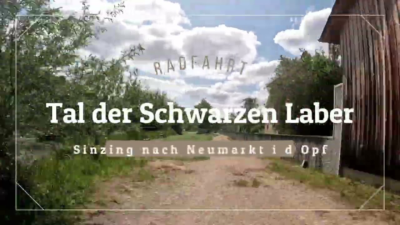 Zeitraffer Radfahrt durch das Tal der Schwarzen Laber