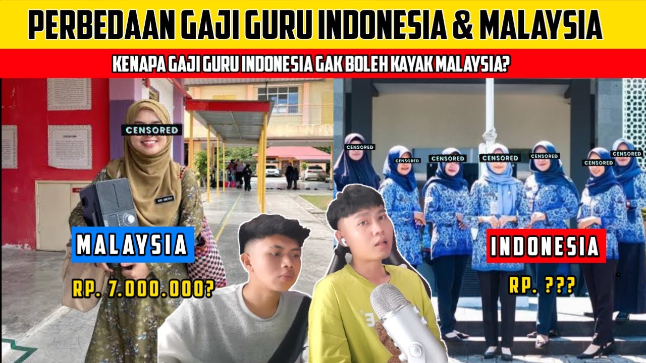 BEDA BANGET ! GAJI GURU DI MALAYSIA DAN INDONESIA IBARAT BUMI DAN LANGIT? Kenapa bisa begini?
