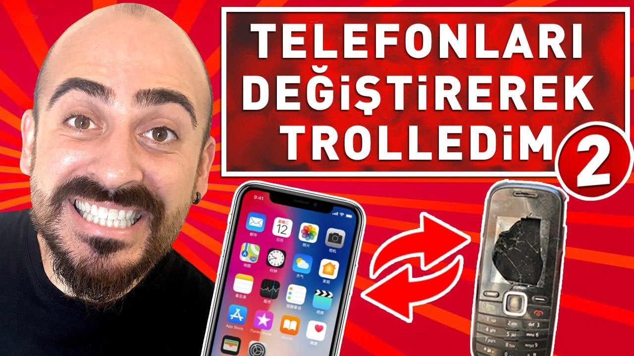 TELEFONLARI KIRIK TELEFONLA DEĞİŞTİREREK TROLLEDİM 2 !