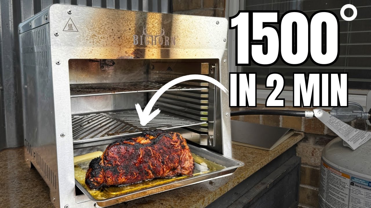 I Tested a 1500°F Infrared Steak Grill — Better Than a Steakhouse? Big Horn Outdoors Gas Grill