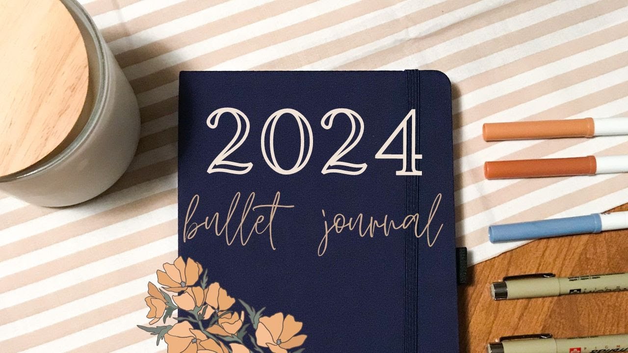 YEARLY BULLET JOURNAL SET UP | Simple Bullet Journal 2024 Layout | 2024 Bullet Journal Setup