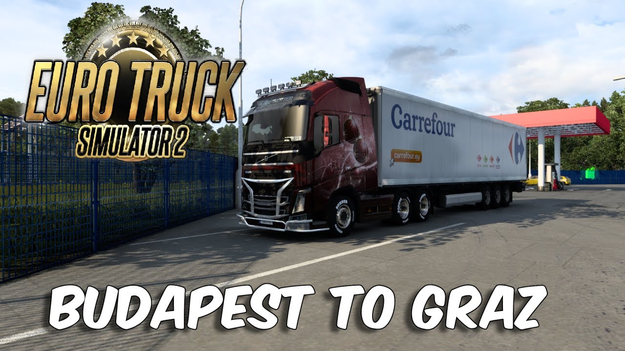 Budapest to Graz | Euro Truck Simulator 2 | ETS2 1.43 | Logitech G920 | Tobii Eye Tracker 5