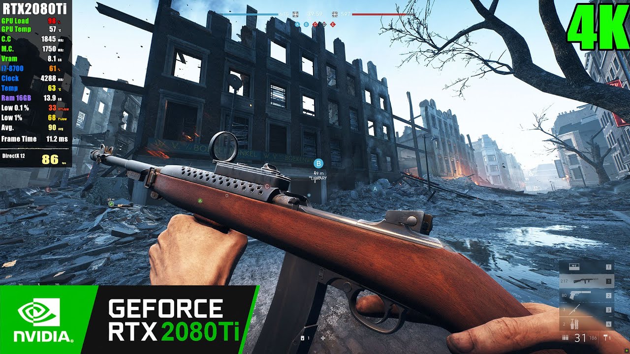 RTX 2080 Ti | Battlefield V - 4k Ultra Graphics