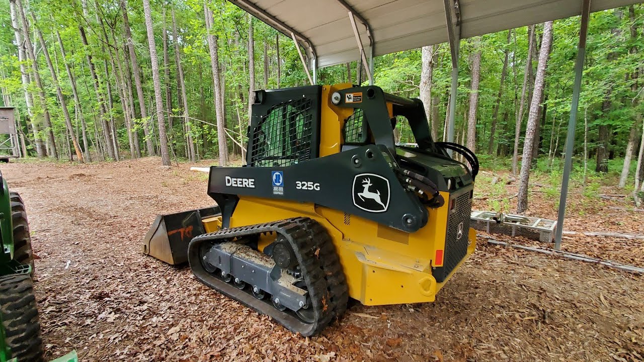 John Deere 325G Track Loader Review & Building A Pond In Southern Virginia By KVUSMC