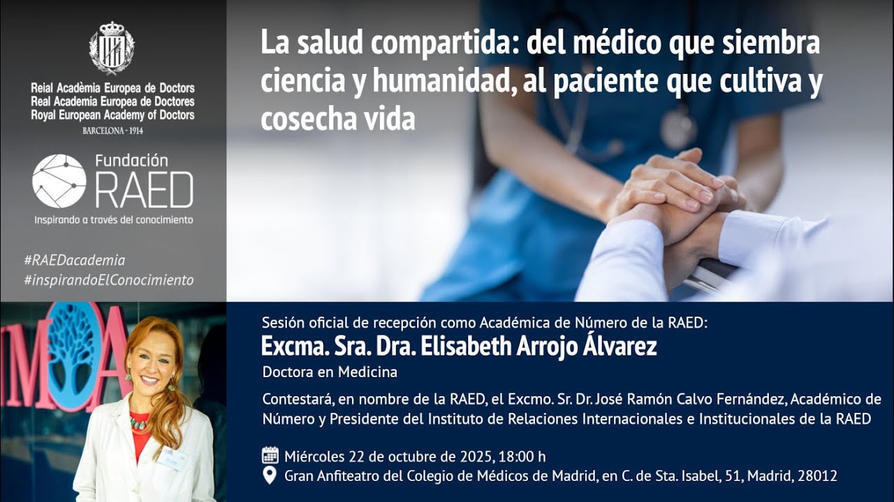 Ceremonia de ingreso en la RAED de la Dra. Elisabeth Arrojo Álvarez