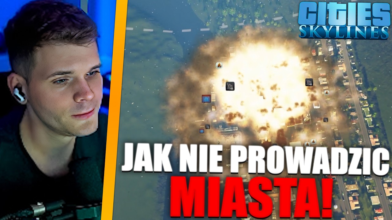 GUCIO I CITIES: SKYLINES I PORADNIK JAK NIE PROWADZIĆ MIASTA I NAJLEPSZE MOMENTY STRIMA #1005