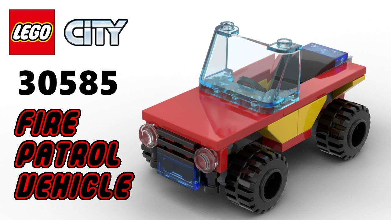 LEGO 30585 FIRE PATROL VEHICLE | LEGO CITY Virtual Build