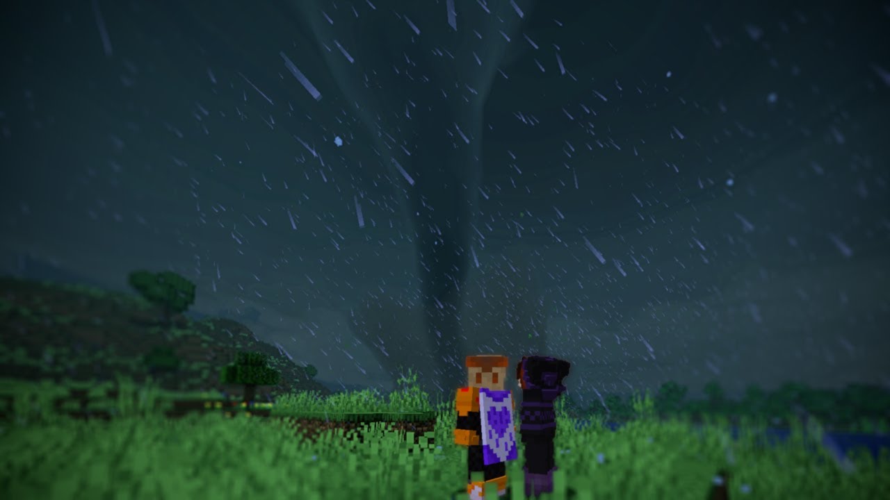 NEJREALISTIČTĚJŠÍ TORNÁDO V MINECRAFTU! | ProtoManly's Weather /w @kingplayer9824​