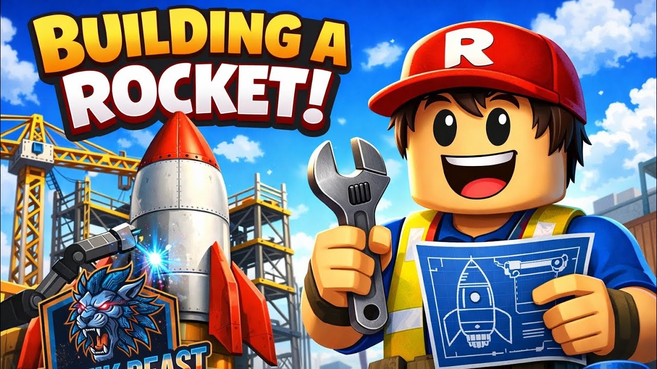 I played Roblox Building a Rocket 