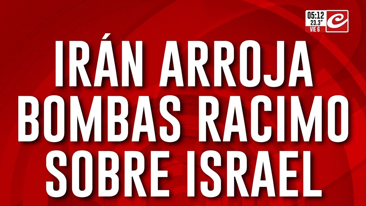 Irán arroja bombas racimo sobre Israel: habla ex integrante de fuerzas especiales