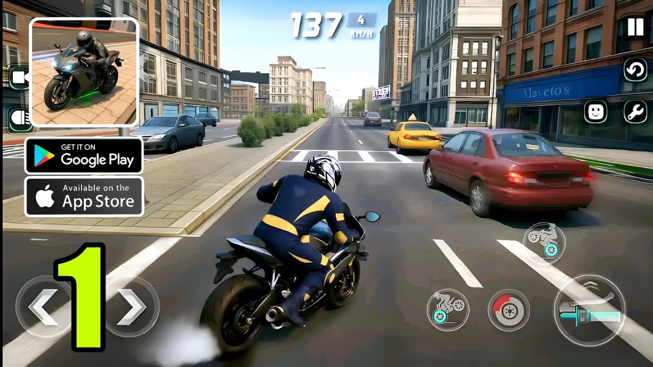 Extreme Motorcycle Simulator Gameplay (Android, iOS)