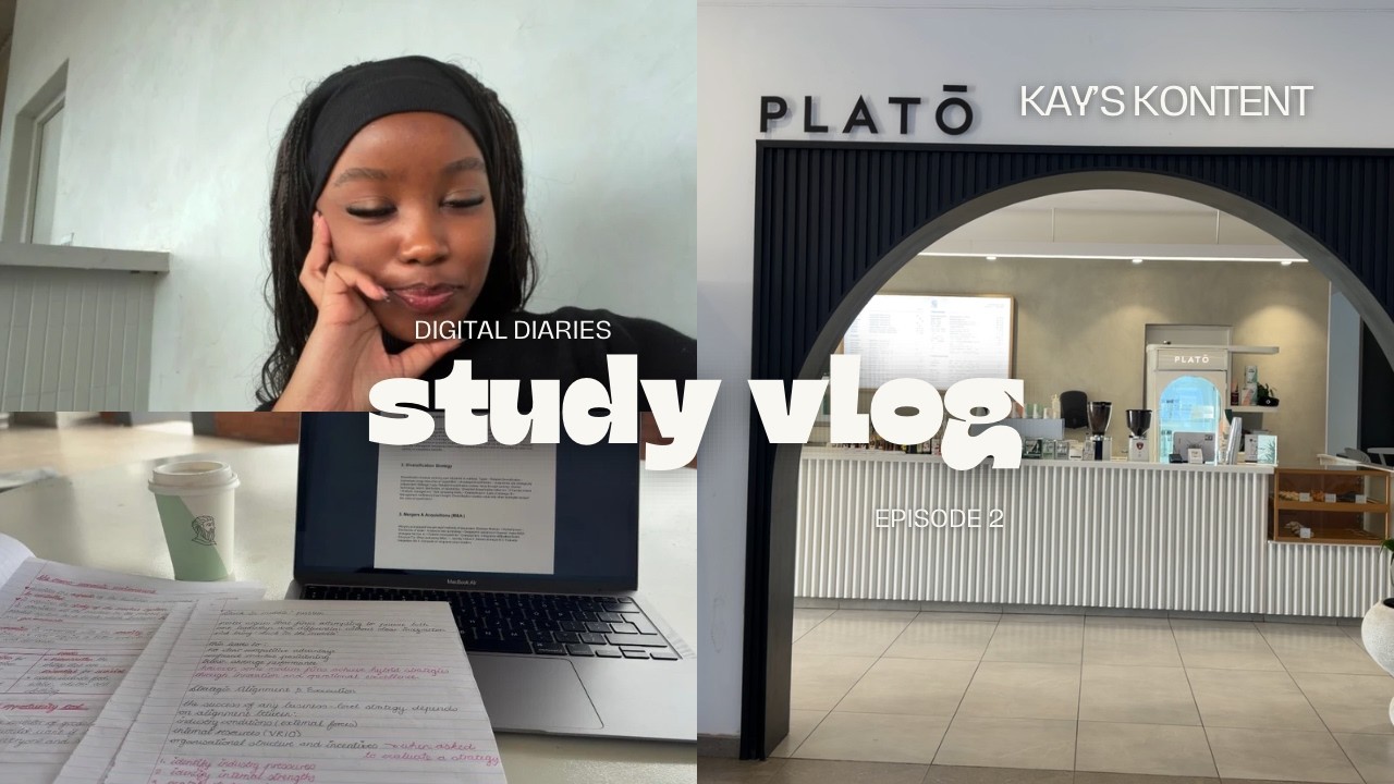 study vlog at plato coffee ☕️ | digital diaries ep.2 | study tips & what's in my bag