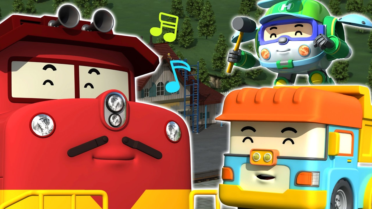 Exciting Train Adventure│Rescue Team Episode│Meet POLI's Episodes│Robocar POLI TV