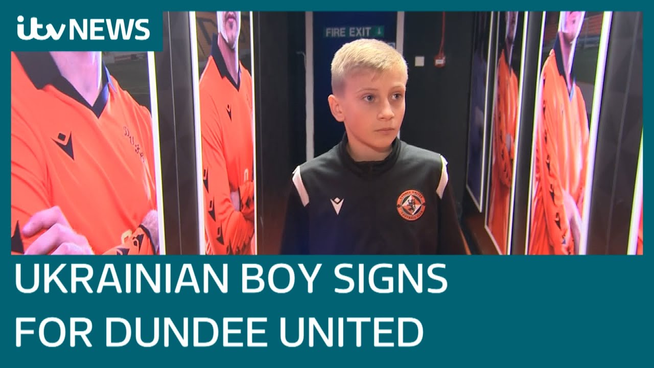 Ukrainian youngster who fled war signs for Dundee United academy | ITV News