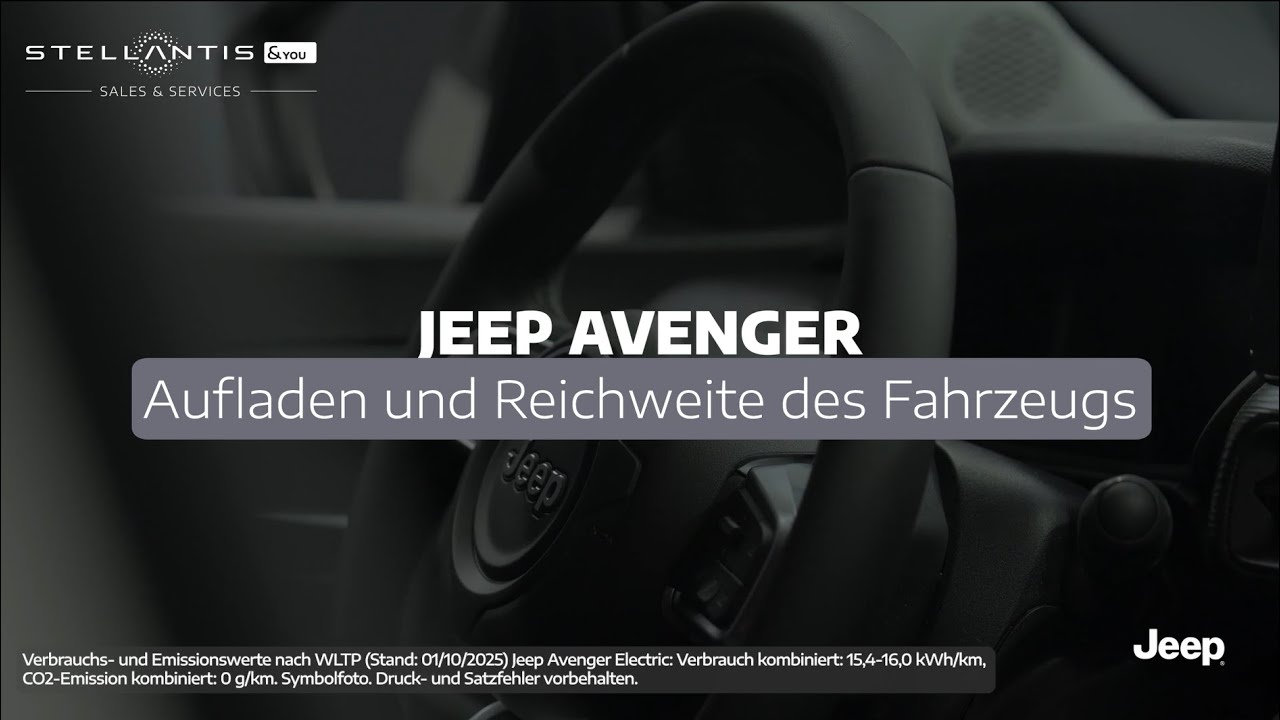 Jeep Avenger | Aufladen & Reichweite: einfaches Anstecken
