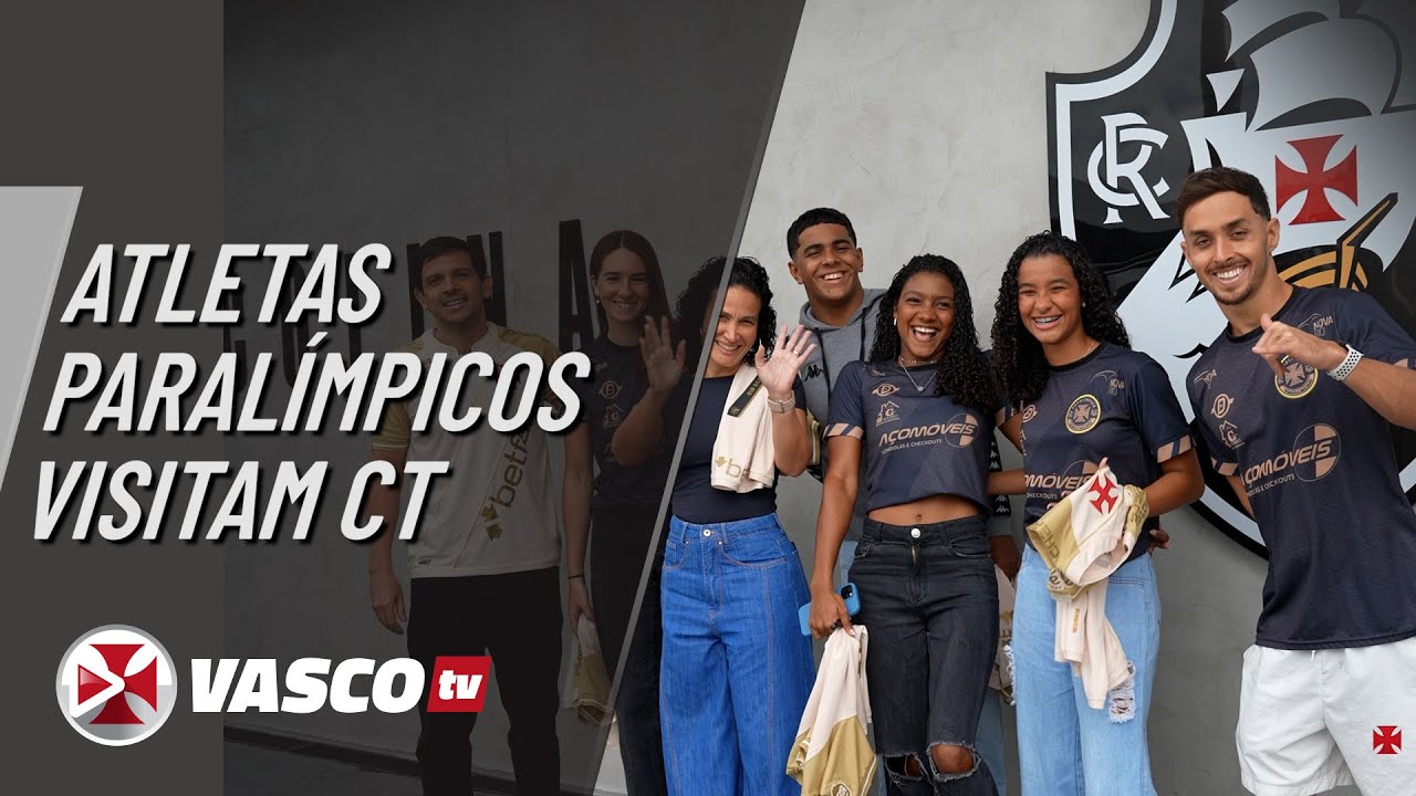 ATLETAS PARAL&Iacute;MPICOS DO VASCO VISITAM O CT | VASCOTV