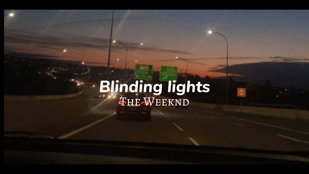 Blinding lights - The Weeknd (sped up)