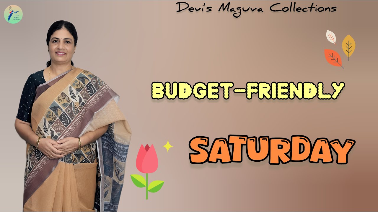 ✨ Budget-friendly Saturday collections @ Devi's Maguva Collections||7396841375 #saree