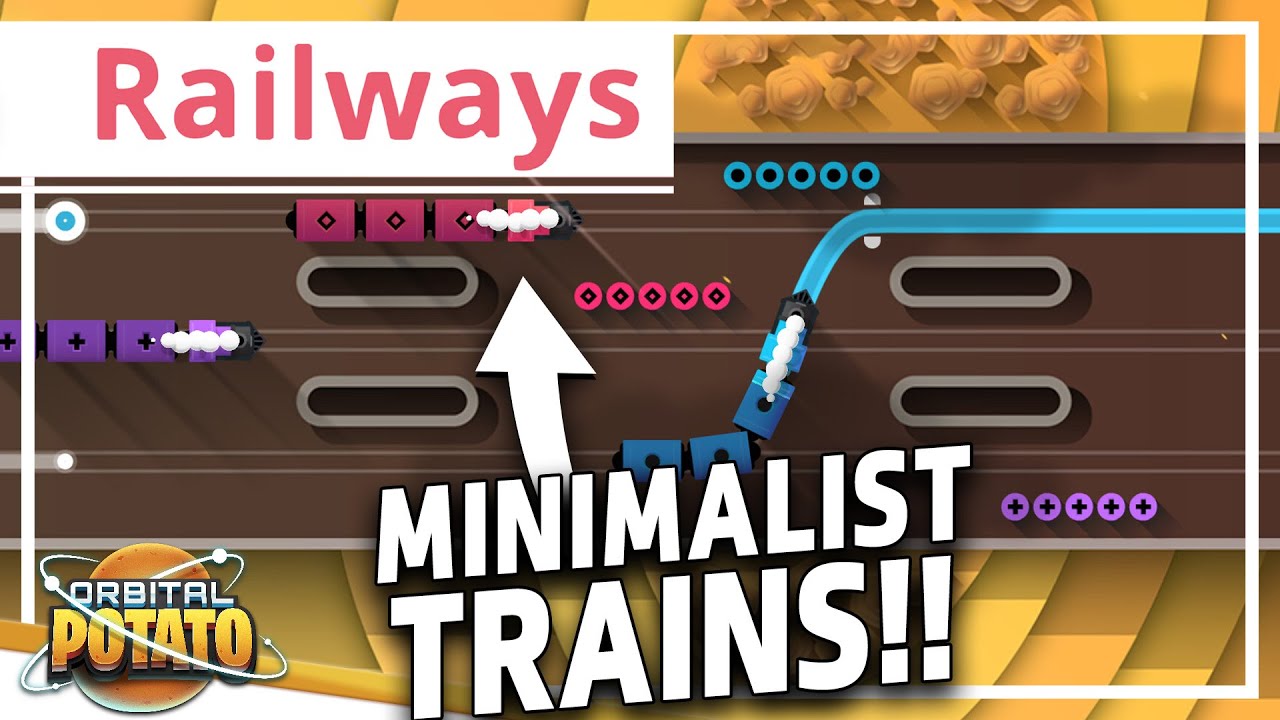 MINIMALIST Train Management!! - Railways: Train Simulator - Mini Metro / Mini Motorways Like