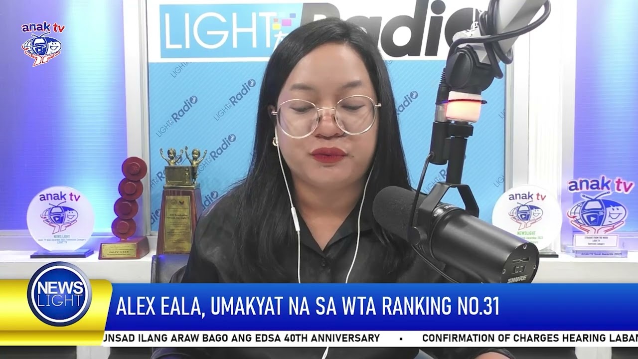 Alex Eala, umakyat na sa WTA ranking no. 31 | News Light