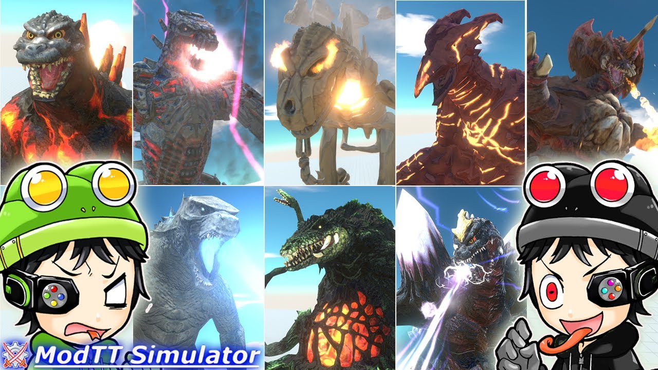 新怪獣が大激突！バーニングゴジラにビオランテ、デストロイアが大暴れ！ アニマルレボルトバトルシュミレーター実況 | ＃444 ARBS