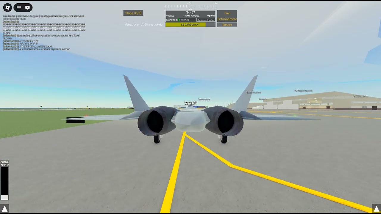 je fais un aller/retour greater rockford - cyprus en suckoÏ SU-57 partie 1