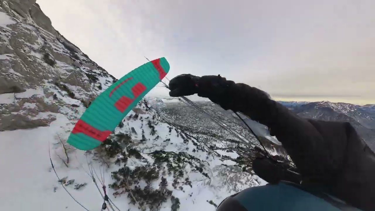 Speedflying in −15°C ❄️ | Icy Run at Krippenstein