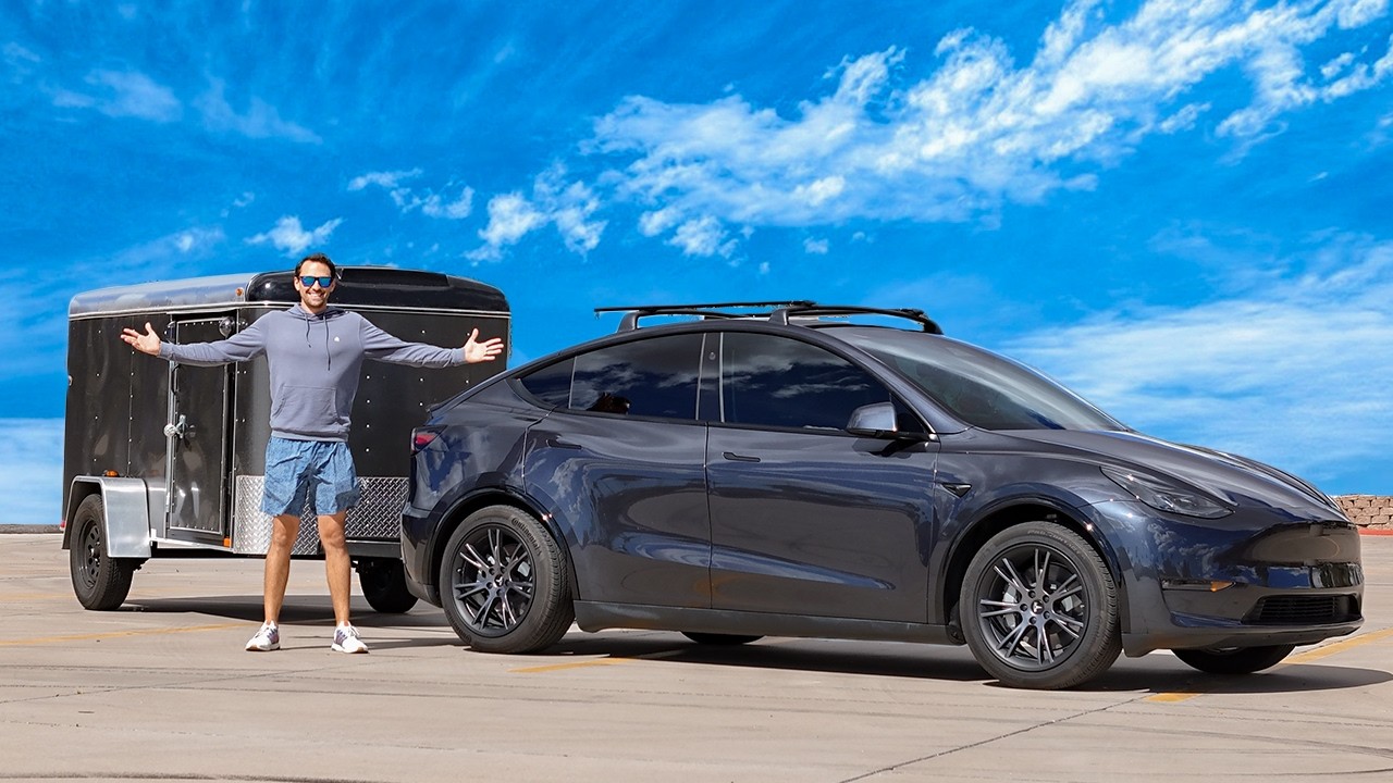 Co tak naprawdę się dzieje, gdy holujesz Teslą Model Y?