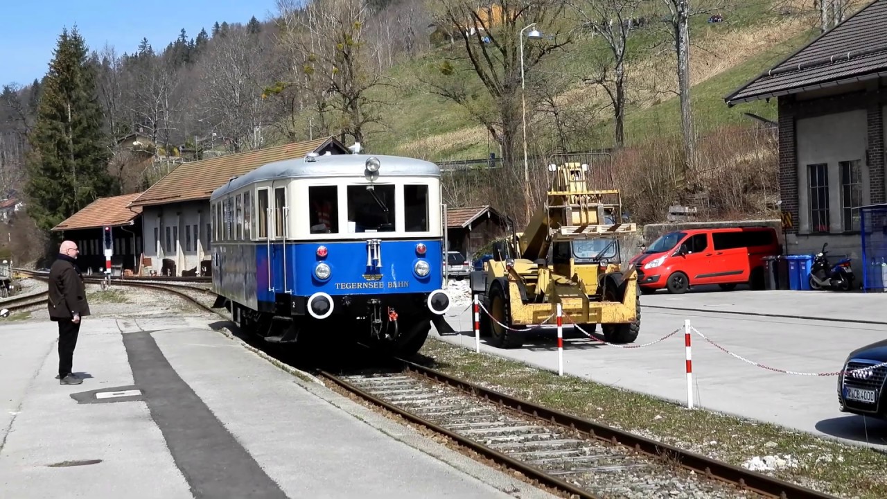 Der Triebwagen Tag 27 von Der Tegernsee  Bahn in (4K)