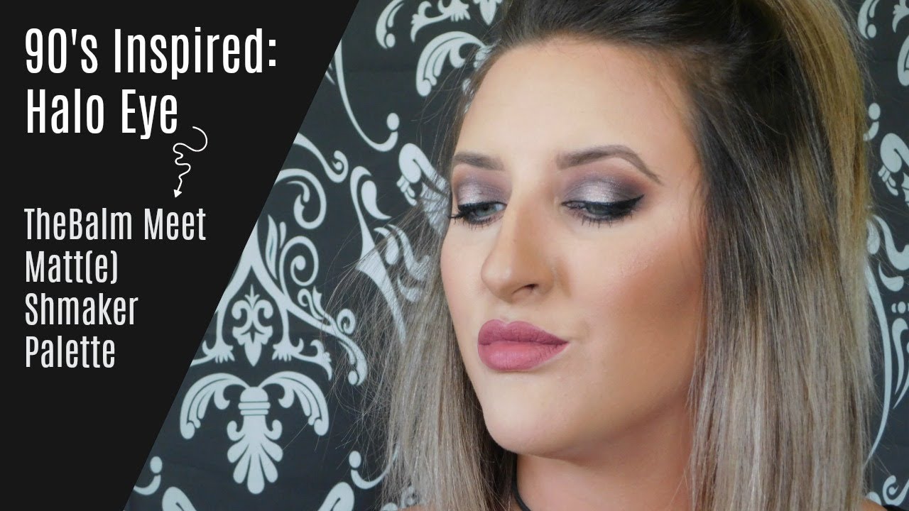 90s Inspired Halo Smokey Eye | TheBalm Meet Matt(e) Shmaker Palette