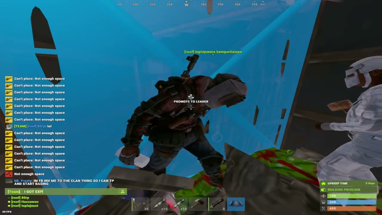 POV: you built next to the 30 deep clan on VITAL 10x │ RUST