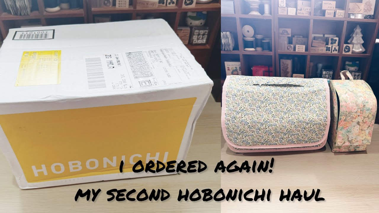 Another Hobonichi order (it's the last one!)