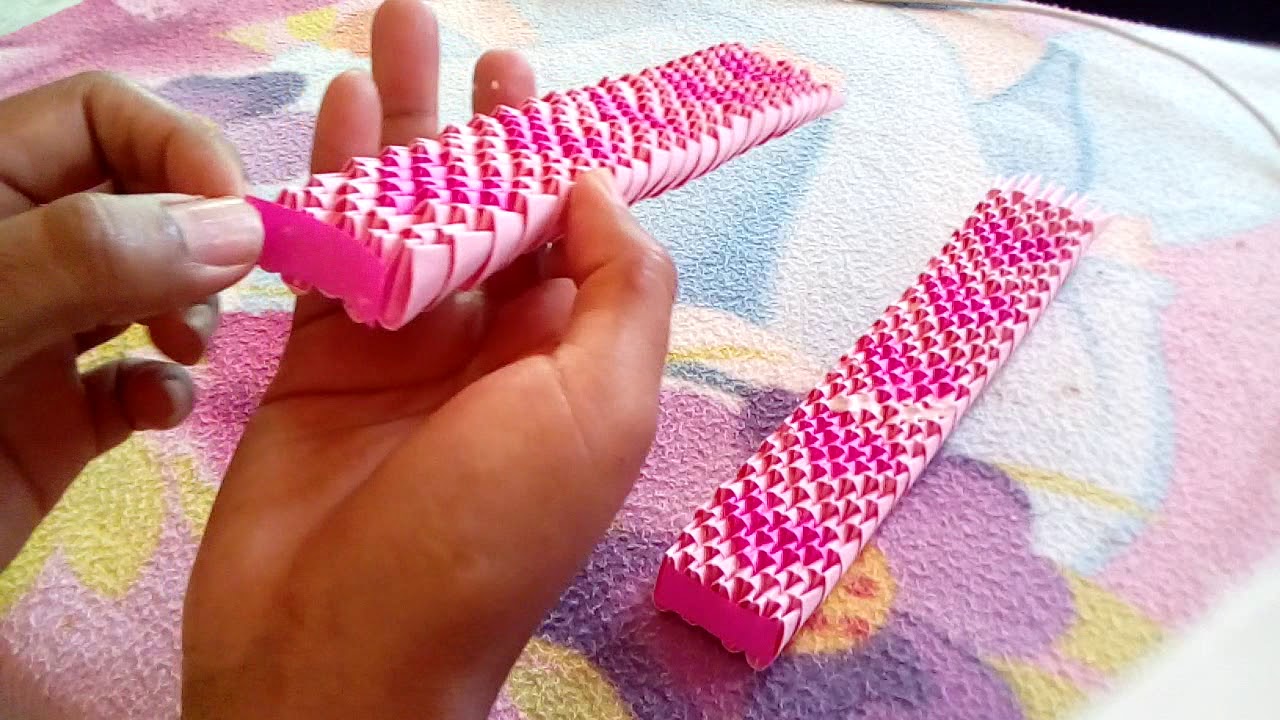 Caja de corazón origami 3D
