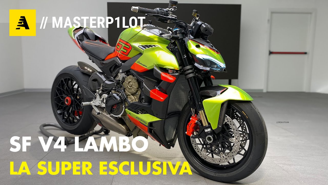 Ducati Streetfighter V4 Lamborghini | Come una Huracan STO...ma più esclusiva!